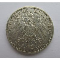 Все лоты с рубля.3 марки 1909 г.Пруссия.