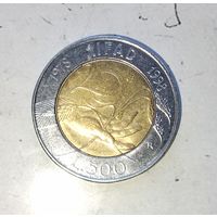 500 лир 1998 года Италия. Итальянская Республика. 20 лет IFAD.