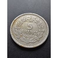 Франция 5 франков 1947 г.