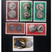 Греция \473с\1959\2005 монеты на марках