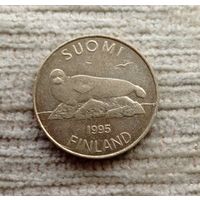 Werty71 Финляндия 5 марок 1995 Нерпа
