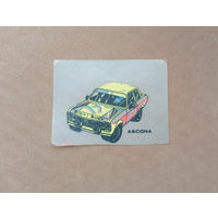 Наклейка (переводка) спортивный гоночный автомобиль OPEL ASCONA Опель Аскона.