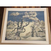 Линогравюра Союз художников БССР