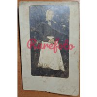 1910-е Открыточный формат крестьянка ретро типаж студийное фото