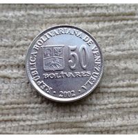 Werty71 Венесуэла 50 боливаров 2002