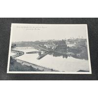 Гродна Гродно / Разбураны мост Агульны выгляд на горад 1915-1918