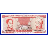 Венесуэла 5 боливар 1989 год, UNC