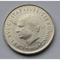Швеция, 1 крона 2004 г.