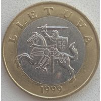 Литва 2 лита 1999 г.