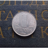 1 пфенниг 1975 (A) Германия ГДР #17 XF