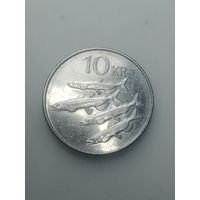 Исландия 10 крон  2008 года .