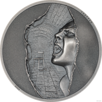 RARE Острова Кука 5 долларов 2023г. "Ловушка - Побег". Монета в капсуле; подарочном футляре; сертификат; коробка. СЕРЕБРО 31,10гр.(1 oz).