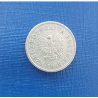 Польша 20 грошей 1949 алюминий