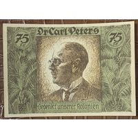 Нодгельд 75 пфеннигов 1921 год. Гамбург, Берлин, Бремен. Веймарская республика