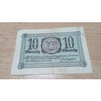 10 пфеннигов 1921 года