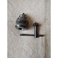 Патрон для дрели (с ключом), СССР (1). См. описание.