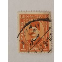 Выпуск "Король Фуад I (1868-1936)" 1927 года, но с надписью "POSTES"
