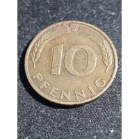 ФРГ 10 пфеннигов 1981 D