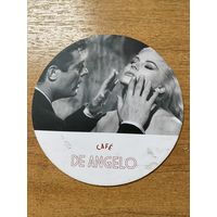 Подставка под пиво "Cafe de Angelo" /Армения/