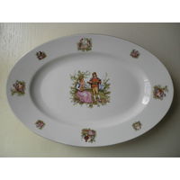Блюдо большое, Karolina, Made in Poland.