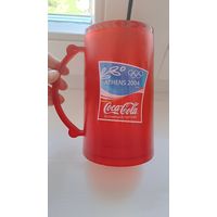 Кружка кока кола Coca-Cola , чашка Coca- cola, летняя олимпиада в Афинах,  олимпиада 2004