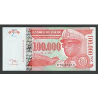 Заир 100000 заир 1996 года. Тип P-77. Состояние UNC