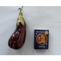 Елочная игрушка Баклажан.