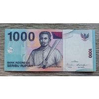 Werty71 Индонезия 1000 рупий 2009 UNC банкнота