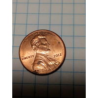 1 цент США 2012 год
