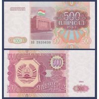 Таджикистан, 500 рублей 1994 г., P-8, UNC