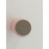 1 песета 1947 (в звезде ?) год Испания  лот 44