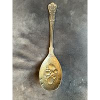 Редкая старинная ложка. Европа много злотых с рубля
