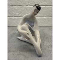 Статуэтка БАЛЕРИНА. Старая Городница. 1950 годы. Не частая. В ЛЮКСЕ.     Распродажа коллекции!!!