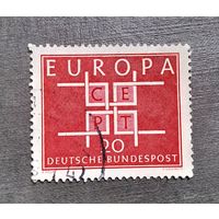 Марка Германия 1963 год Европа СЕРТ