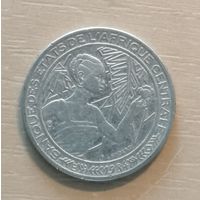 Центральная Африка (BEAC) 500 франков, 1984 г., отметка на аверсе "B" - Центральноафриканская Республика, KM# 12