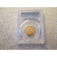 5 долларов  США ,1909  г. PCGS  MS62