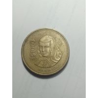 Мексика 1000 песо  1989 года .