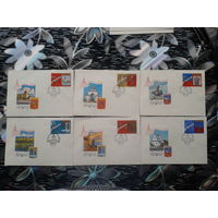 1977. Туризм по Золотому кольцу, полная серия. КПД. Mi-50.0 евро