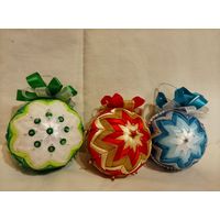 Новогодние игрушки ручной работы