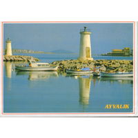 Подписанная открытка Турция 2018г. "Айвалык. Маяк"