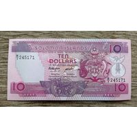 Werty71 Соломоновы острова 10 долларов 1986 UNC банкнота