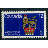 Канада - 1977г. - 25-я годовщина вступления в должность первого генерал-губернатора канадского происхождения - 1 марка - полная серия, MH [Mi 660]. #3-WB-84-KS-5
