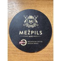Подставка под пиво "Mezpils" /Латвия/