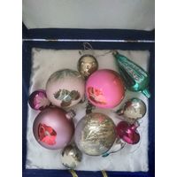 Лот ёлочных игрушек СССР и тоз.10 штук.