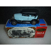 Модель авто ГАЗ А. СССР. Металл. 1:43