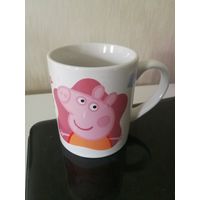 Кружка Peppa Pig лицензия, с фабричным клеймом. Новая
