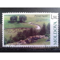 Молдова 2003 Природа, марка из блока Михель-2,0 евро гаш