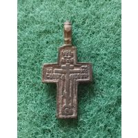 КРЕСТИК (цветмет), старинный с ушком