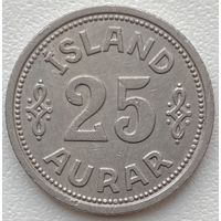Исландия 25 эйре 1940 г.