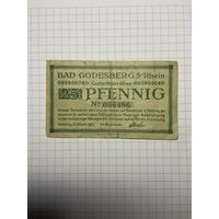 25 пфенигов (нотгельды) г. Германия.-2012